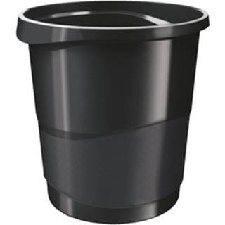 Esselte Vivida 14L papirkurv i sort