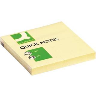 Q-Connect Quick notes 76x76mm Pk. m/12stk gul