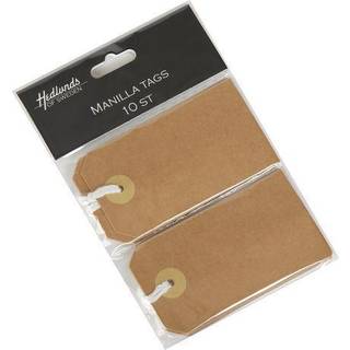 Other Label Manilla Tags kraftpapir, 9x5cm 10-pak 7391487033203