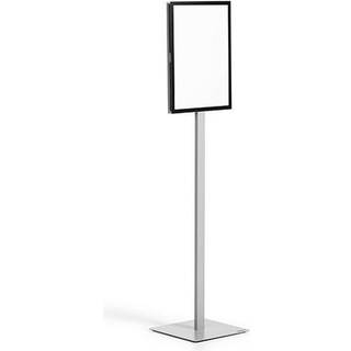 Durable gulvstander Info Stand BASIC A3 sølvgrå
