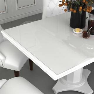 bordbeskytter 80x80 cm 2 mm PVC transparent