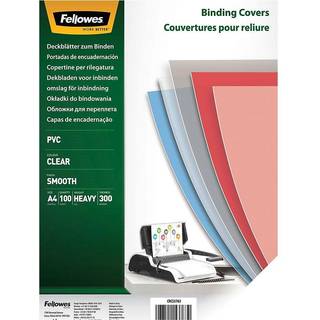 Fellowes plastforside 300mic A4 PVC klar