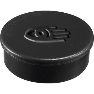 Rund Supermagnet 35mm Sort, æske m-10stk Legamaster 181401