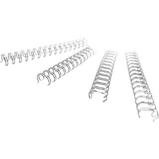 Wire ryg GBC 3:1 NO4 A4 sølv 34 ringe 250stk. RE810497