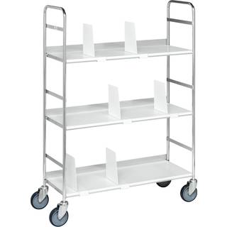 Kongamek Elektrogalvaniseret/Hvid Flytbare hylder