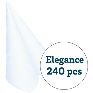 DUNI ELEGANCE LILY Serviet 40x40 cm Hvid 240 stk (168432)