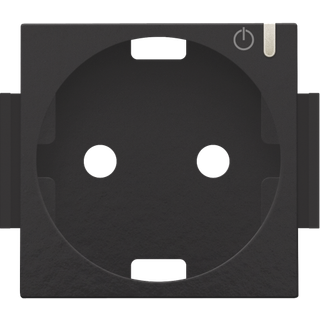 Niko Afdæk smart stikk piano black