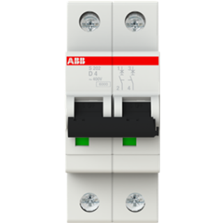 ABB Automatsikring 2P D 4A