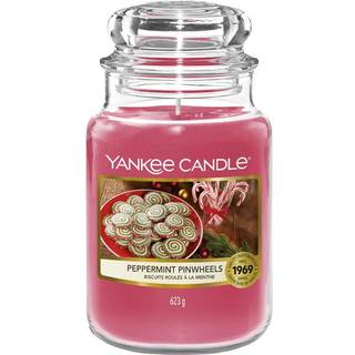 Yankee Candle Classic Large Jar Peppermint Pinwheels 623g