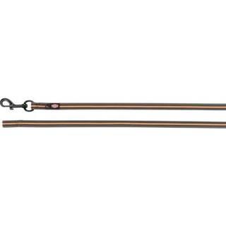 Trixie Fusion tracking leash rubberised M-XL: 3 m/17 mm graphite/papaya