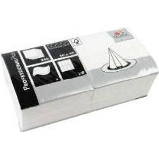 Fasana Serviet 40x40 cm. 2 lag 1/8 fold Hvid 250 stk.