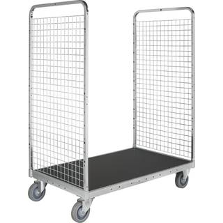 Kongamek Elektrogalvaniseret/MDF, sort Rullebord