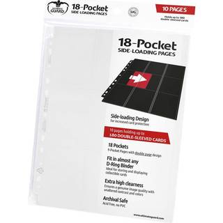 Ultimate Guard 18-Pocket Pages Side-Loading White (10)