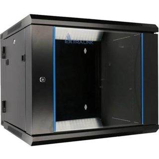 Extralink EX.12905 stativ 12U Vægmonteret stativ Sort