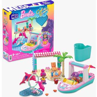 Mega Barbie Color Reveal Byggesæt Delfinekspedition, 121 dele
