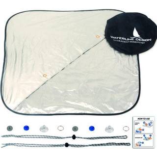Mørklægningsmyggenet til båd (dæksluge) Waterline Design, universal, passer luger op til 720 x 720 mm