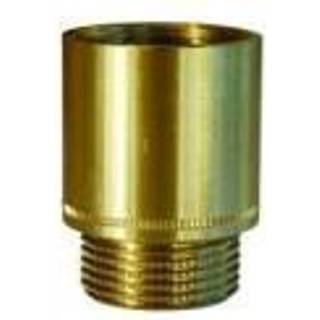 haneforlænger 3/4'' x 15 mm, muffe/nippel, rå messing