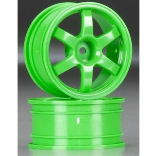 Traxxas 7374A Wheels, Volk Racing TE37 green