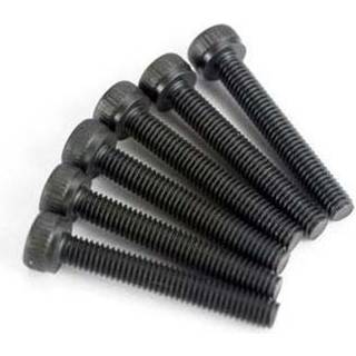 Traxxas 2585 Cylinder head bolts 3x20mm (6)