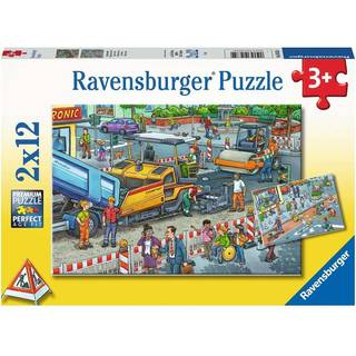 Ravensburger Puslespil Road Construction Site 2x12 Brikker
