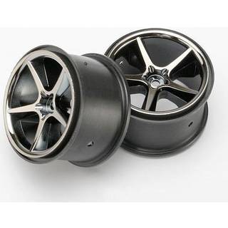 Traxxas 7172A Wheels, Gemini (black chrome) (2)