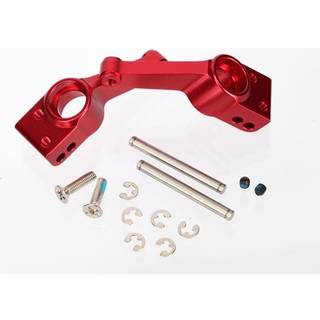 Traxxas 1952A Carriers, Stub Axle Rear Aluminium Red (2)