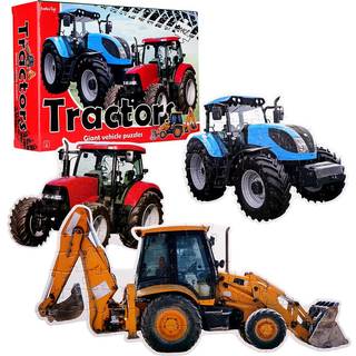 Traktor Puslespilssæt med 3 stk - Barbo Toys - Fra 4 år