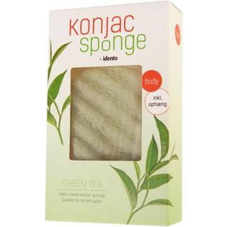 Idento Konjac Tør Svamp - Body - Green Tea