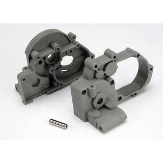Traxxas 3691A Gearbox Halves Grey