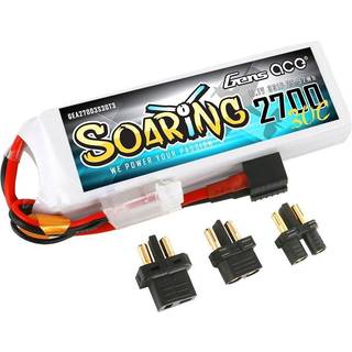 3s  2700mAh - 30C - Gens Ace Soaring Multiplugg