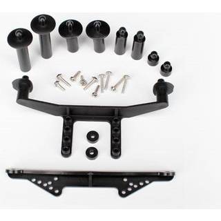Traxxas TRX-1914R Body mount  front & rear (black)