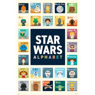 STAR WARS - Alphabet - Poster 61x91.5cm