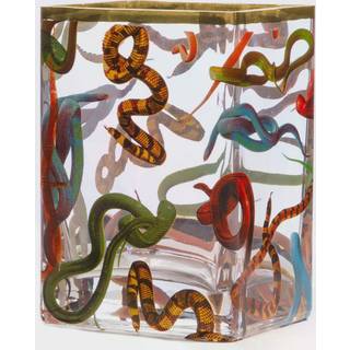 Seletti Vases - 'Snakes' vase, small in TRASPARENT/MULTICOLOR GLASS
