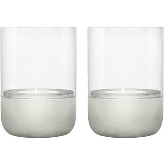 blomus Calma fyrfadsstage Ø7 cm 2-pak Light grey