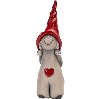 Peek-a-boo Santa girl H.25cm