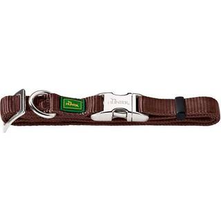 HUNTER Nylonhalsbånd Alu-Strong Basic XL 46-65 cm brun