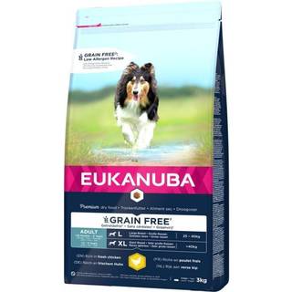 Eukanuba Dog Adult Grain Free Large Breed, Chicken - 3 kg