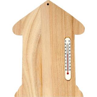 Træhus m. termometer