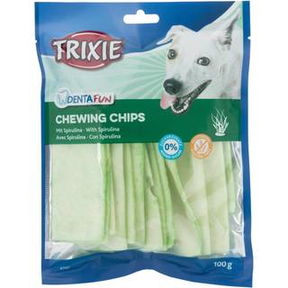 Trixie Denta Fun Spirulina Chewing Chips packaged 100 g