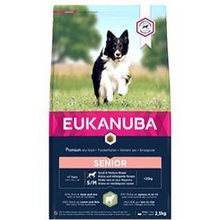 EUKANUBA Senior Small/medium Breed Lam & Ris 2,5 kg / 12 kg - 2