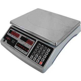 Tællevægt 15 kg / inddeling 0,5 g med LED display