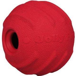 Jolly Pets Tuff Tosser Bouncing Ball Tog Toy/Treat Holder 4 Inches Red Alle racestørrelser