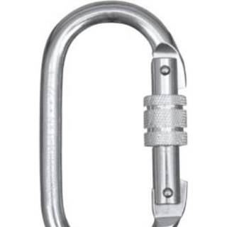 FallSafe karabinkrog FS802 med skruelås 19mm, 25kN, til faldsikring sammenkobling