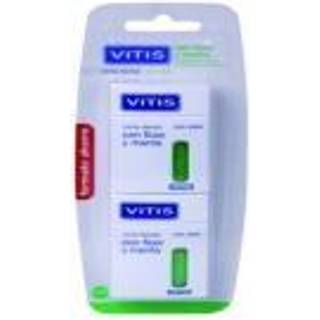 Tandtråd uden PFAS 2 x 50 mtr. VITIS Dental Tape Waxed Fluor + Mint