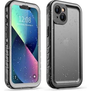 iPhone 13 Tech Protect Vandtæt Cover - Gennemsigtig / Sort