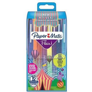 Paper Mate 1x16 Paper Mate Flair Felt Tip Pen Carnival Wonder M