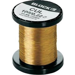 Block Lakeret kobbertråd Udvendig diameter (uden isoleringslak): 1.12 mm 11 m 0.10 kg