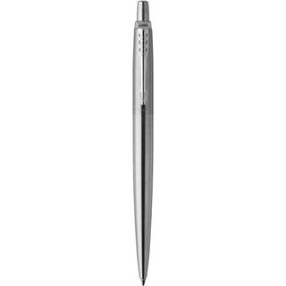 Parker Jotter-gelpen | rustfrit stål med detaljer i krom | medium spids sort blæk (0,7 mm)