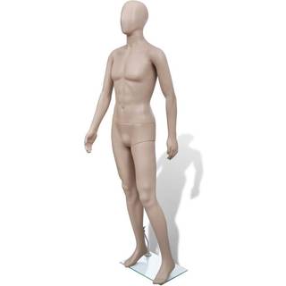 mannequin mand med rundt hoved