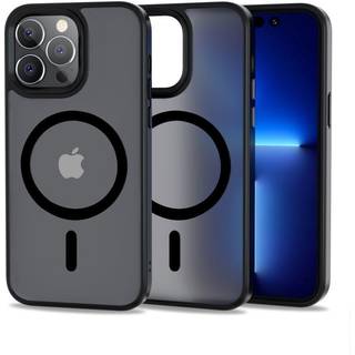 iPhone 14 Pro Max Tech-Protect Magmat Bagside Cover - MagSafe Kompatibel - Mat Sort